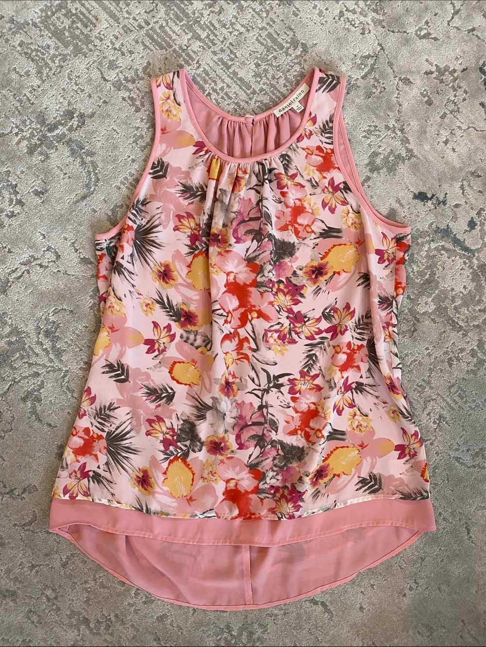 Daniel Rainn Pink Floral Top